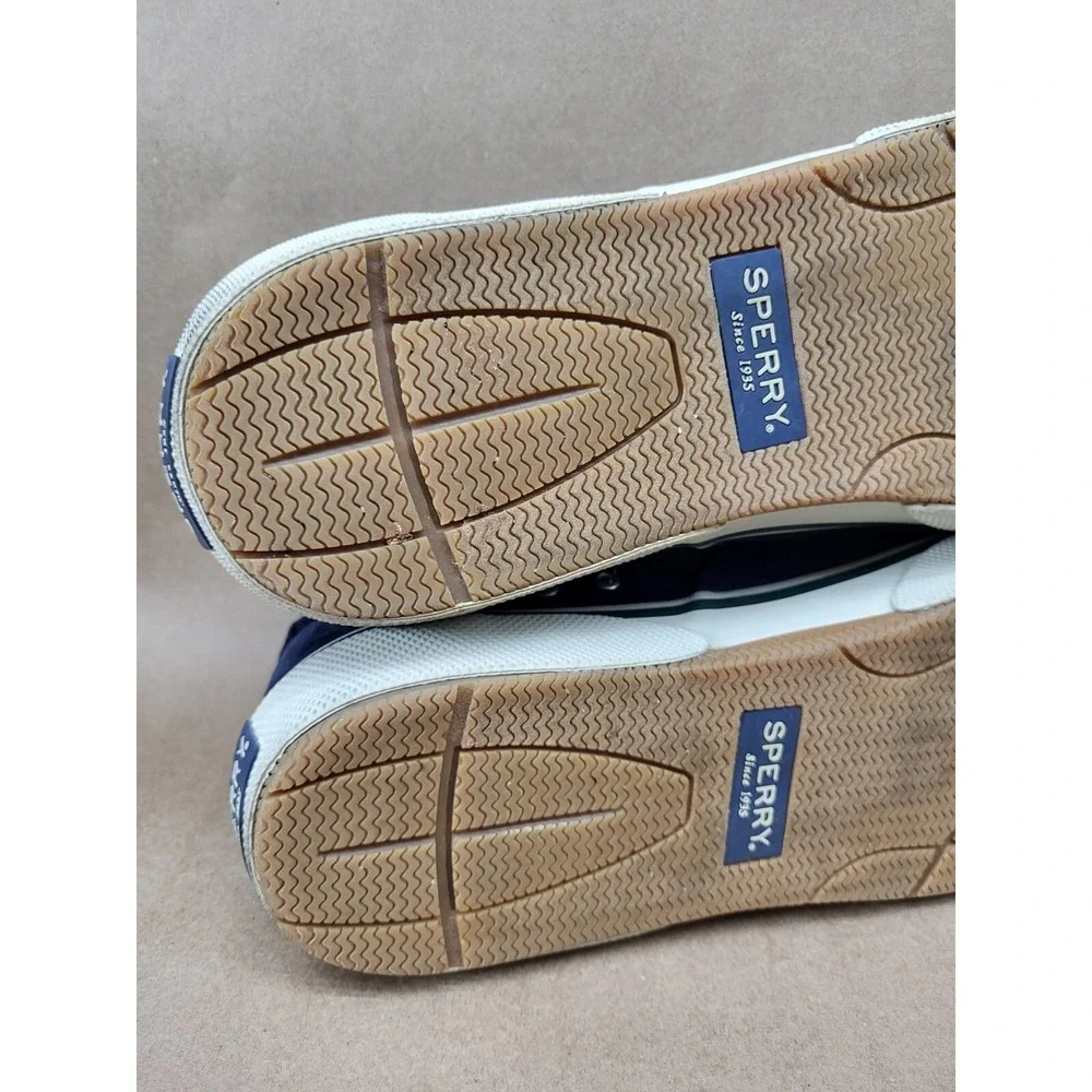 Sperry Halyard CVO Mens Sz 12 Canvas Sneaker Corduroy Mens Navy White STS21343